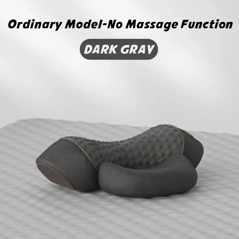 Electric Massager Cervical Pillow Hot Compress Vibration Massage Neck Traction Relax Sleeping Pillow Spine Support Normal